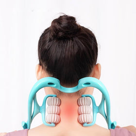 6 Wheel Pressure Point Neck Massager